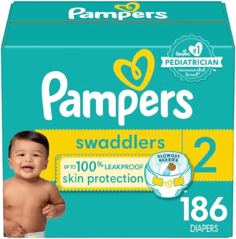 Pampers Swaddlers Size 2, 186 Count Ultra Soft Diapers