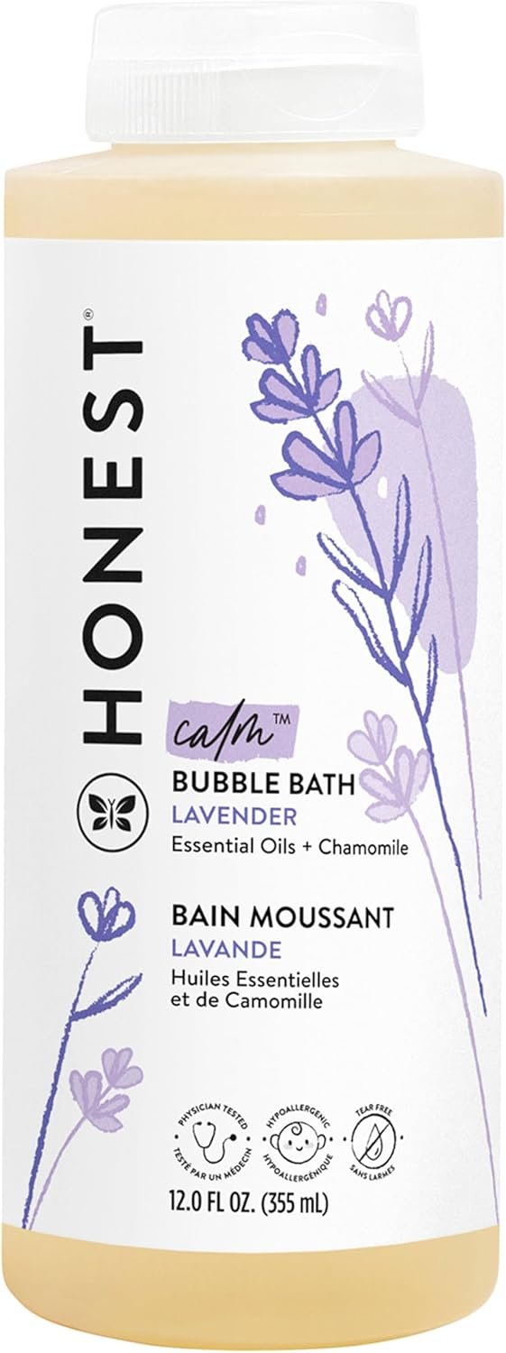Lavender bubble bath for babies – gentle, tear-free, hypoallergenic formula